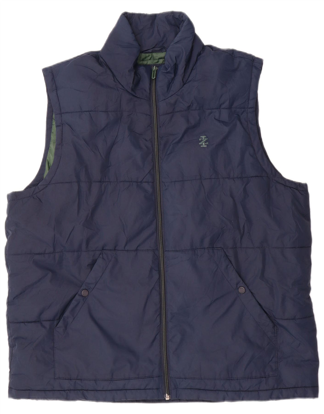 Gilet căptușit pentru bărbați IZOD UK 42 XL bleumarin poliester