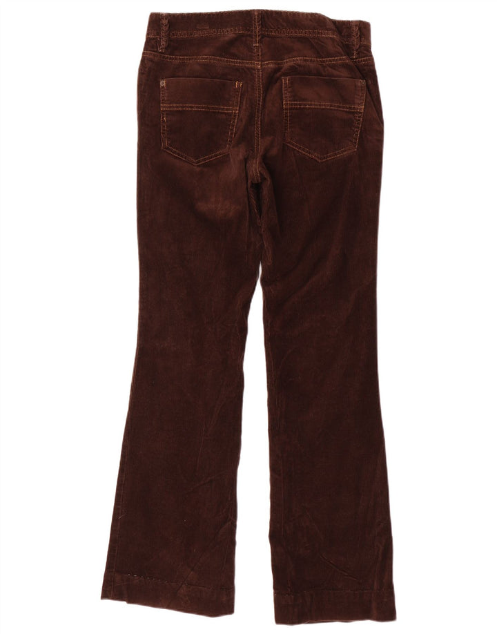 Eddie Bauer Pantaloni pentru femei Bootcut din velur US 2 XS W30 L30 maro bumbac