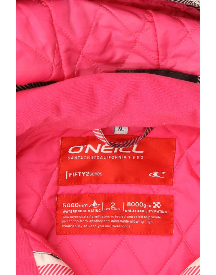 Jachetă de schi pentru femei O'Neill UK 18 XL, multicoloră, poliester în carouri