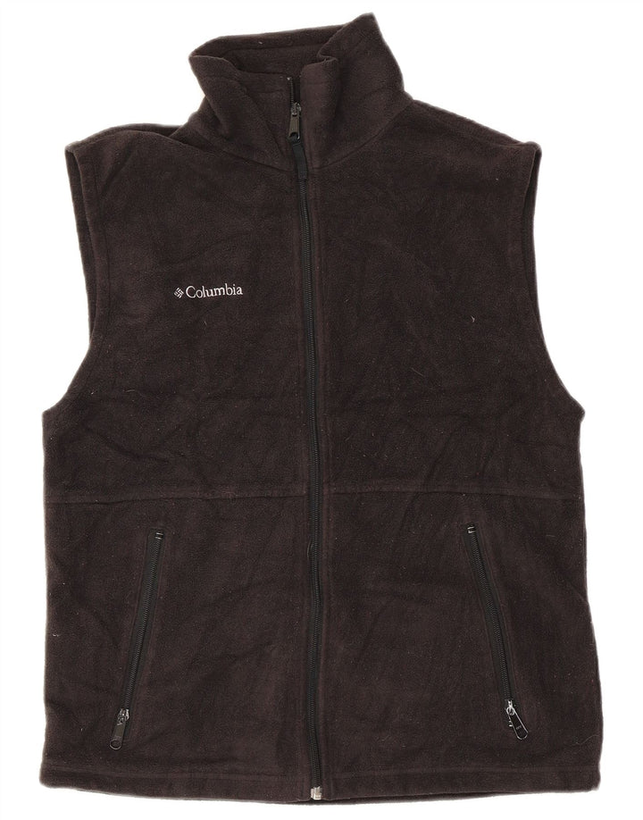 Columbia Bărbați Fleece Gilet UK 36 Small Gri Poliester