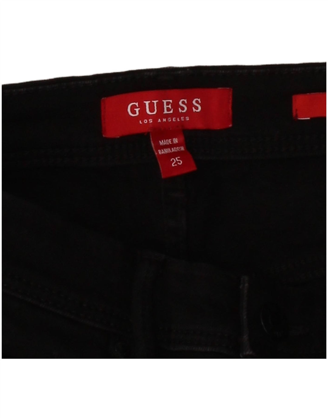 GUESS Womens Skinny Jeans W25 L26 Black