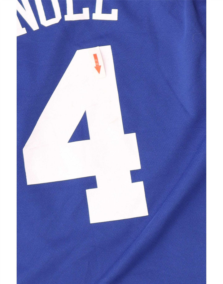 Vesta cu grafică Adidas pentru băieți Top 11-12 ani, albastru mediu, poliester color bloc