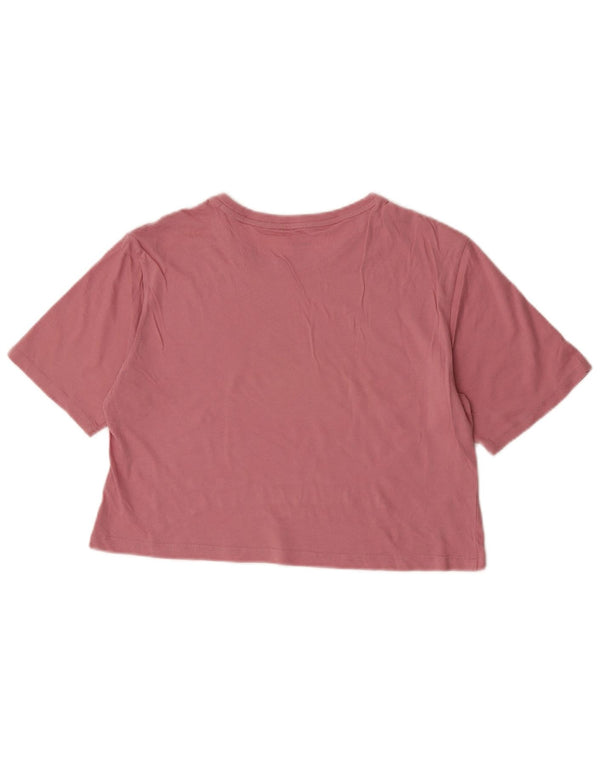 Tricou cu grafic Puma pentru femei Crop Top UK 8 Small Pink