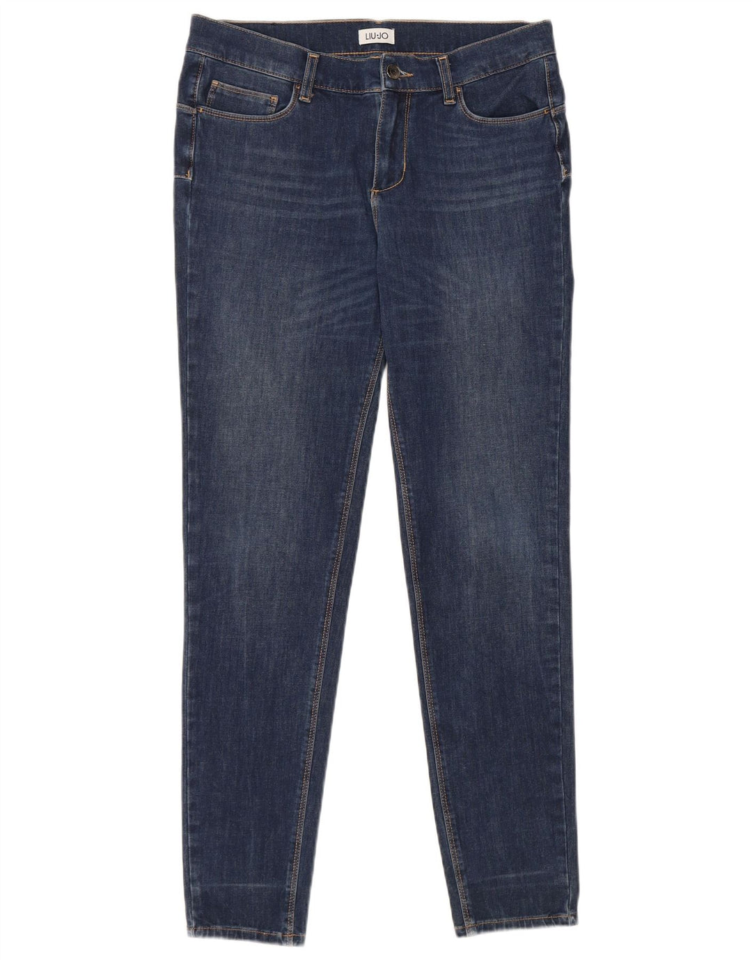 Blugi skinny pentru femei Liu Jo W32 L29 albastru
