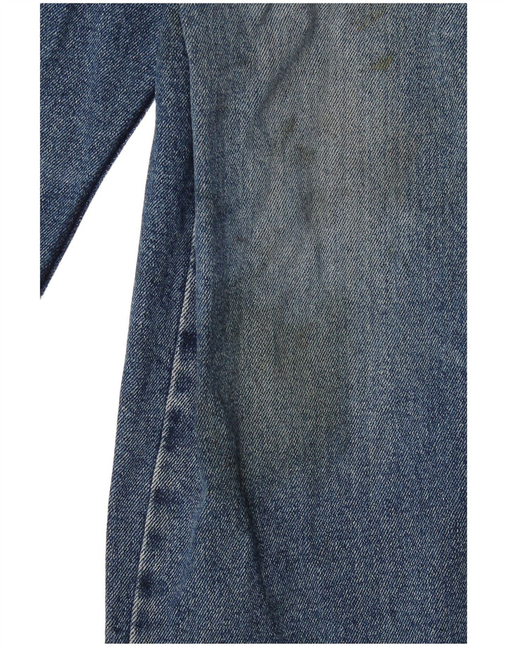 Blugi conici pentru femei Levi's 502 W31 L32 bumbac albastru