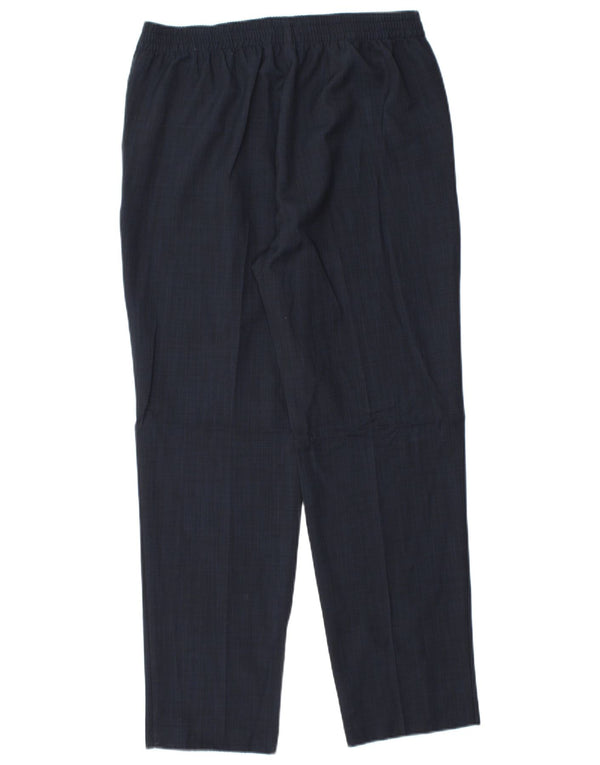 Marks & Spencer Pantaloni de costum conici pentru femei UK 12 Medium W30 L27 Bleumarin