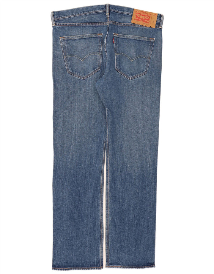 Blugi drepti pentru bărbați Levi's 501 W36 L32 Bumbac albastru