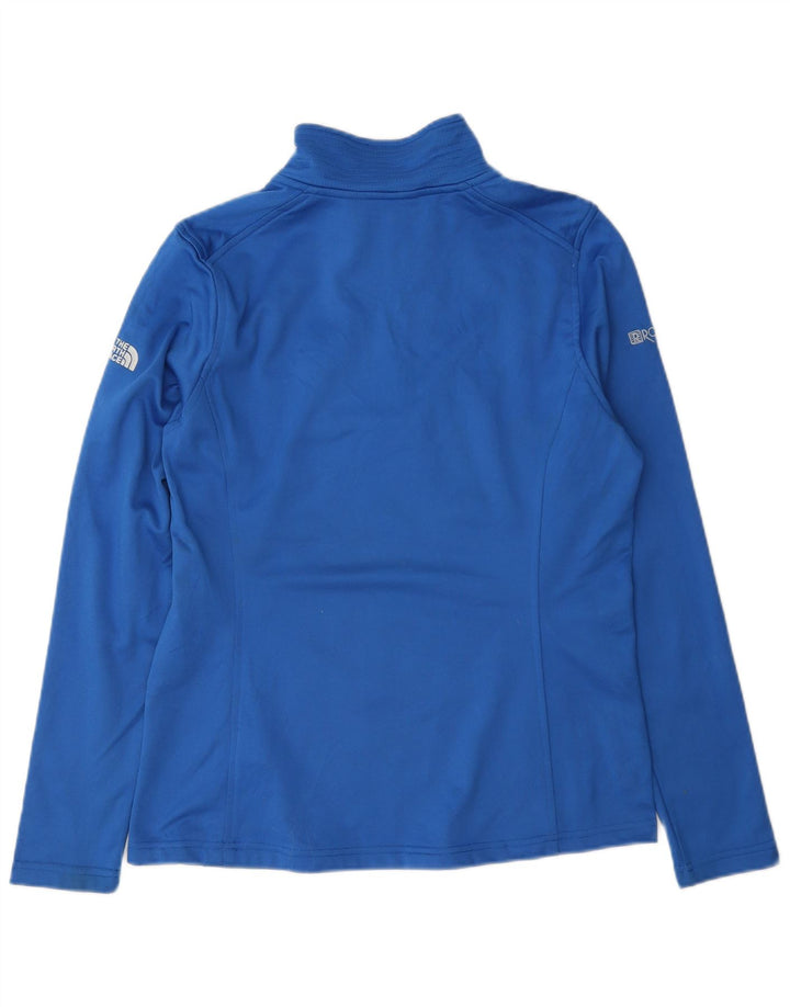 Top de trening The North Face pentru femei, cu fermoar și gât, cu pulover, UK 14, albastru mediu