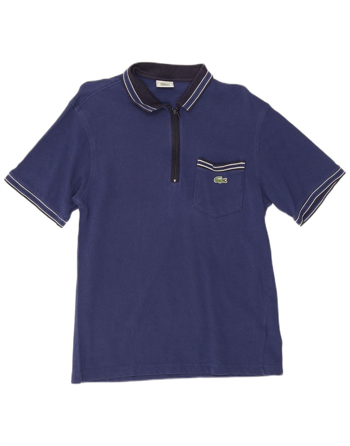 Tricou polo Lacoste pentru bărbați, mărimea 3, mic albastru, bumbac color bloc