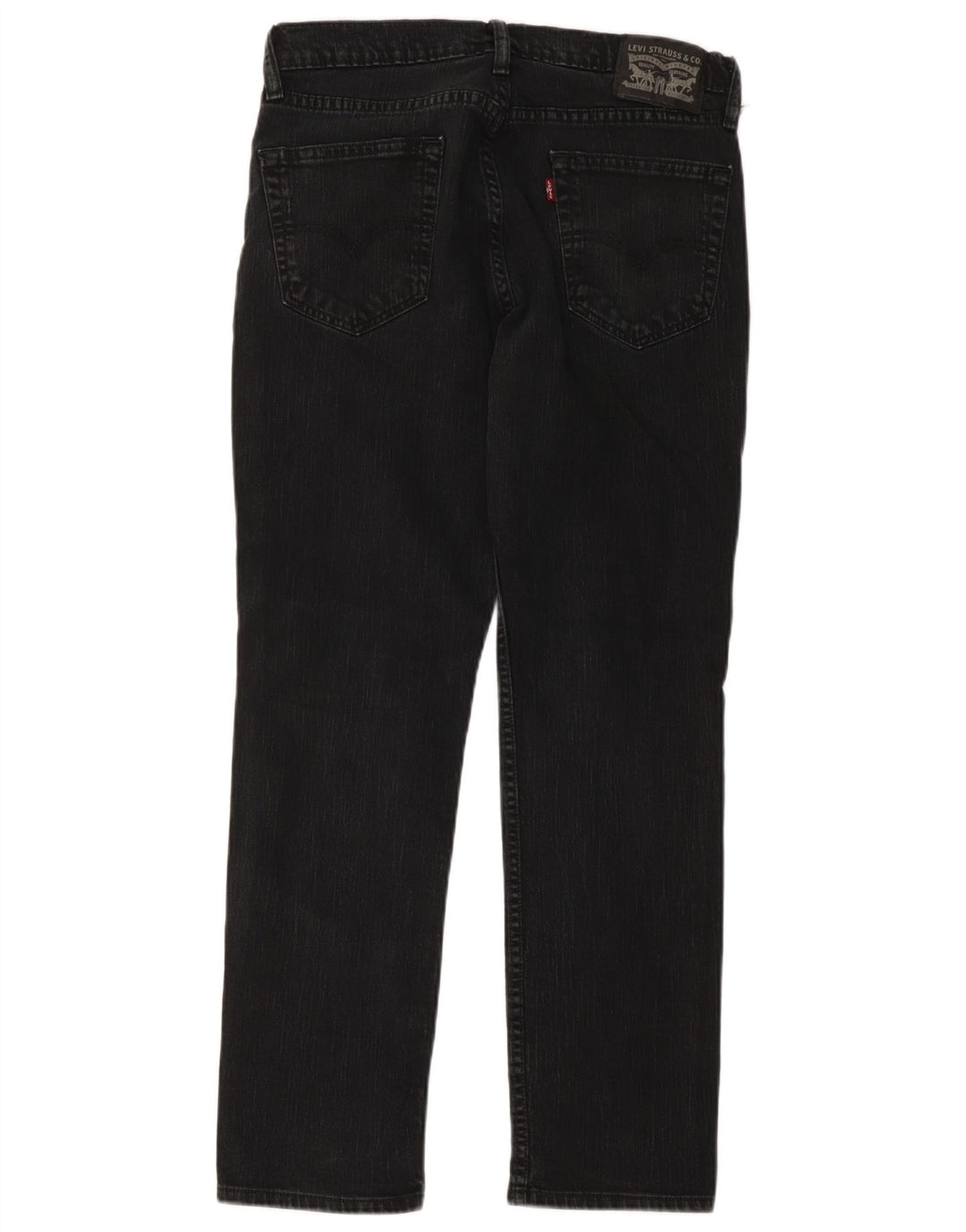 Blugi drepti pentru bărbați Levi's W34 L30 bumbac negru