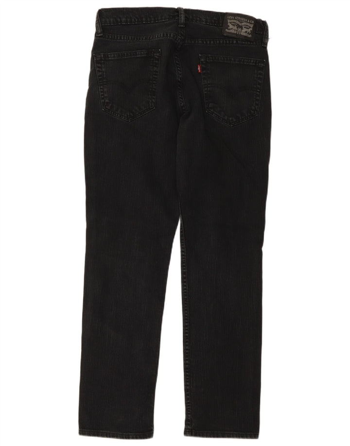 Blugi drepti pentru bărbați Levi's W34 L30 bumbac negru
