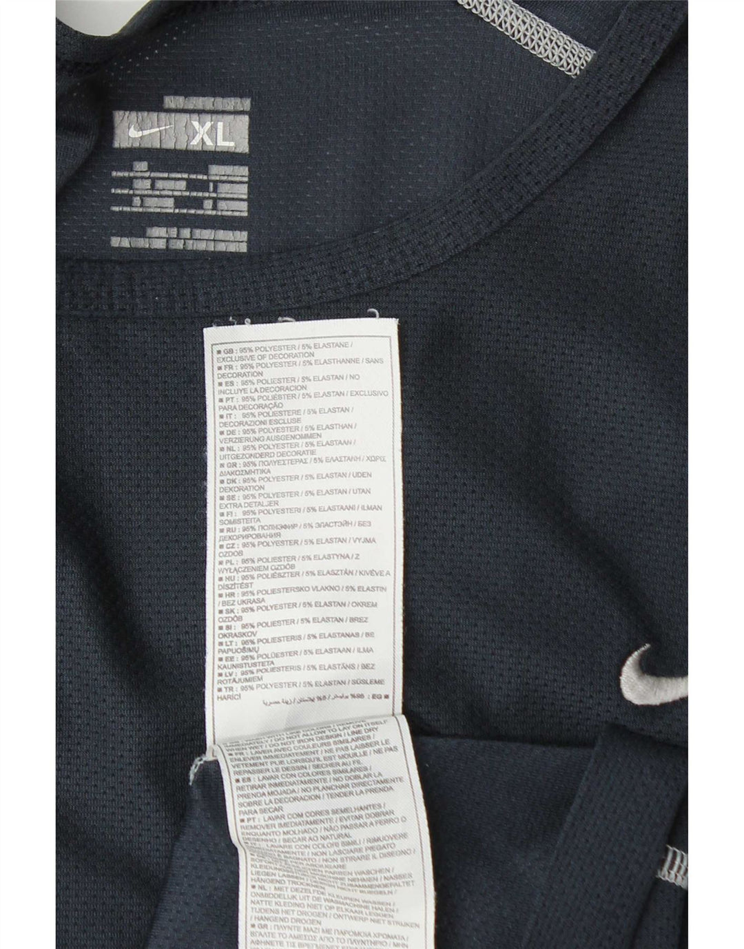 Tricou pentru bărbați Nike Top UK 45/47 XL Bleumarin Poliester