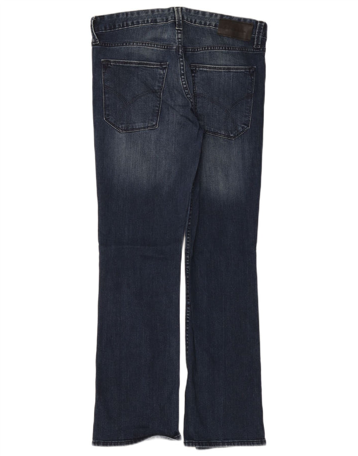 CALVIN KLEIN Blugi moderni Bootcut pentru femei W30 L30 bumbac bleumarin