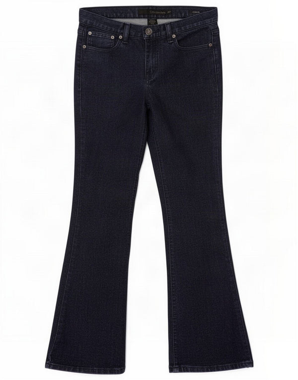 Calvin Klein Blugi evazați pentru femei US 6 Medium W28 L32 Bleumarin Bumbac
