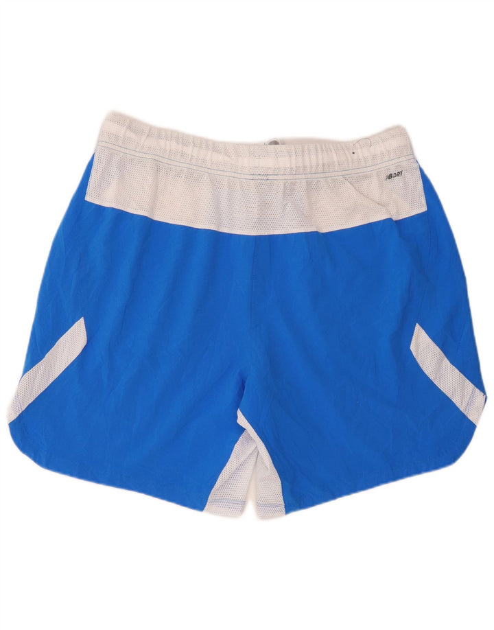 Pantaloni scurți sport New Balance pentru bărbați XL, albastru, poliester color bloc