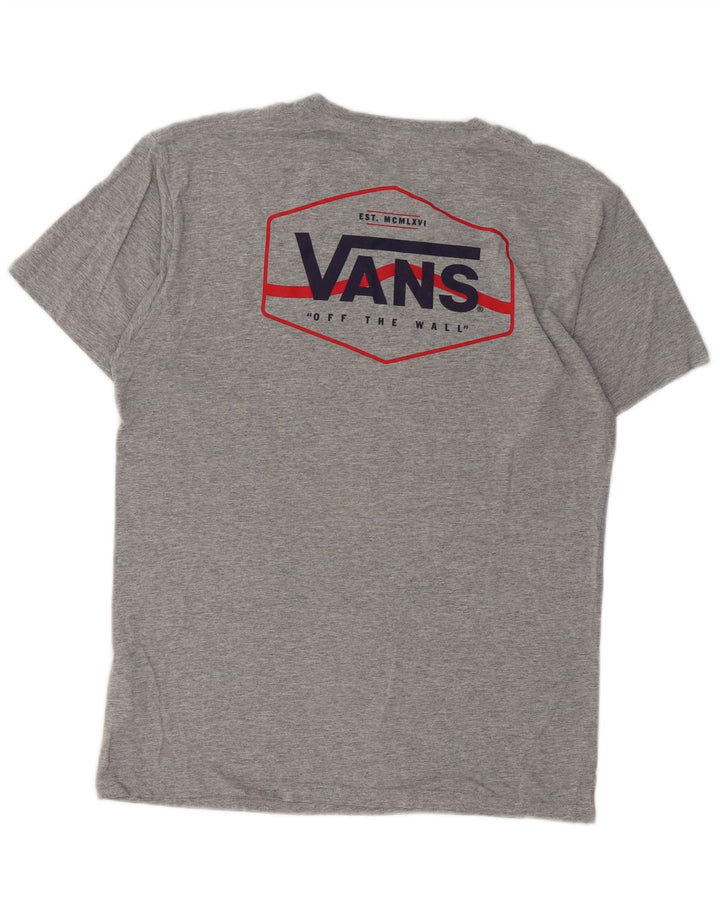 Tricou pentru bărbați Vans Classic Fit Top din bumbac cu pete gri mediu