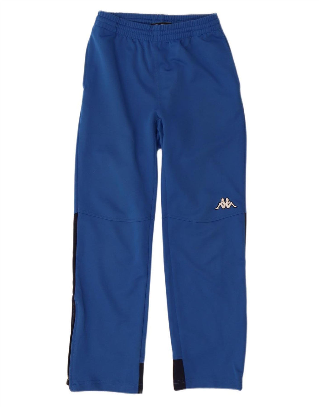 KAPPA Boys Tracksuit Trousers 9-10 Years Large Blue Colourblock Polyester