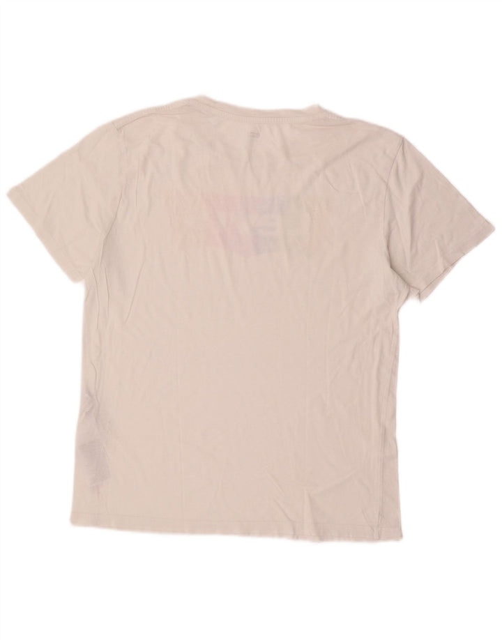 LEVI'S Mens Graphic T-Shirt Top Medium White Cotton Classic