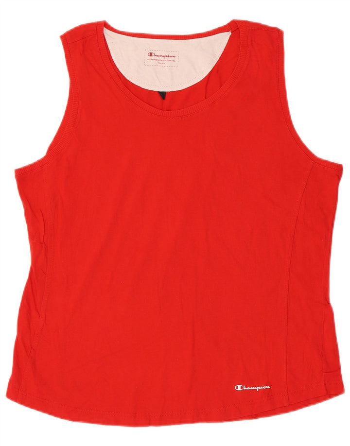 Vest Top pentru femei Champion UK 18 XL Bumbac roșu