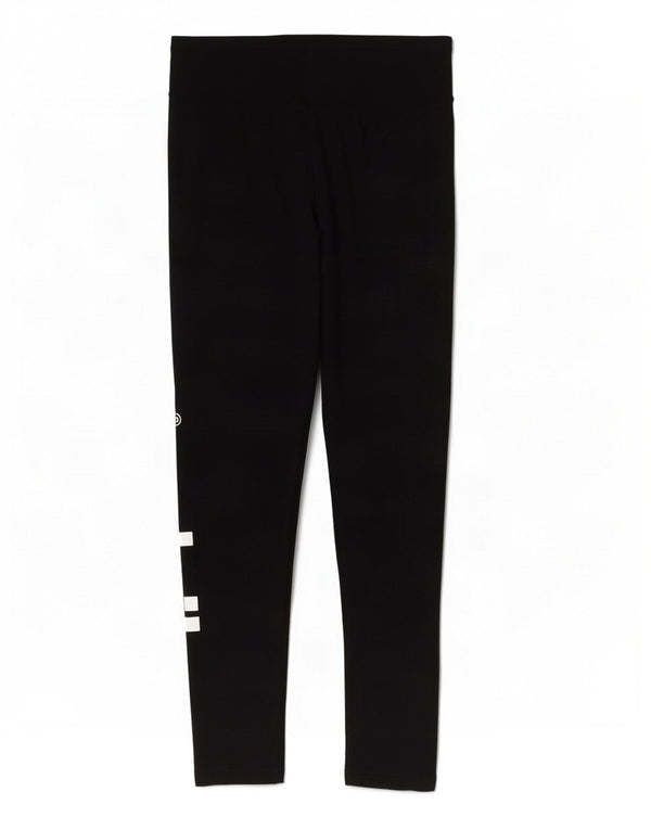 Leggings cu grafic pentru femei Adidas UK 10 mic bumbac negru