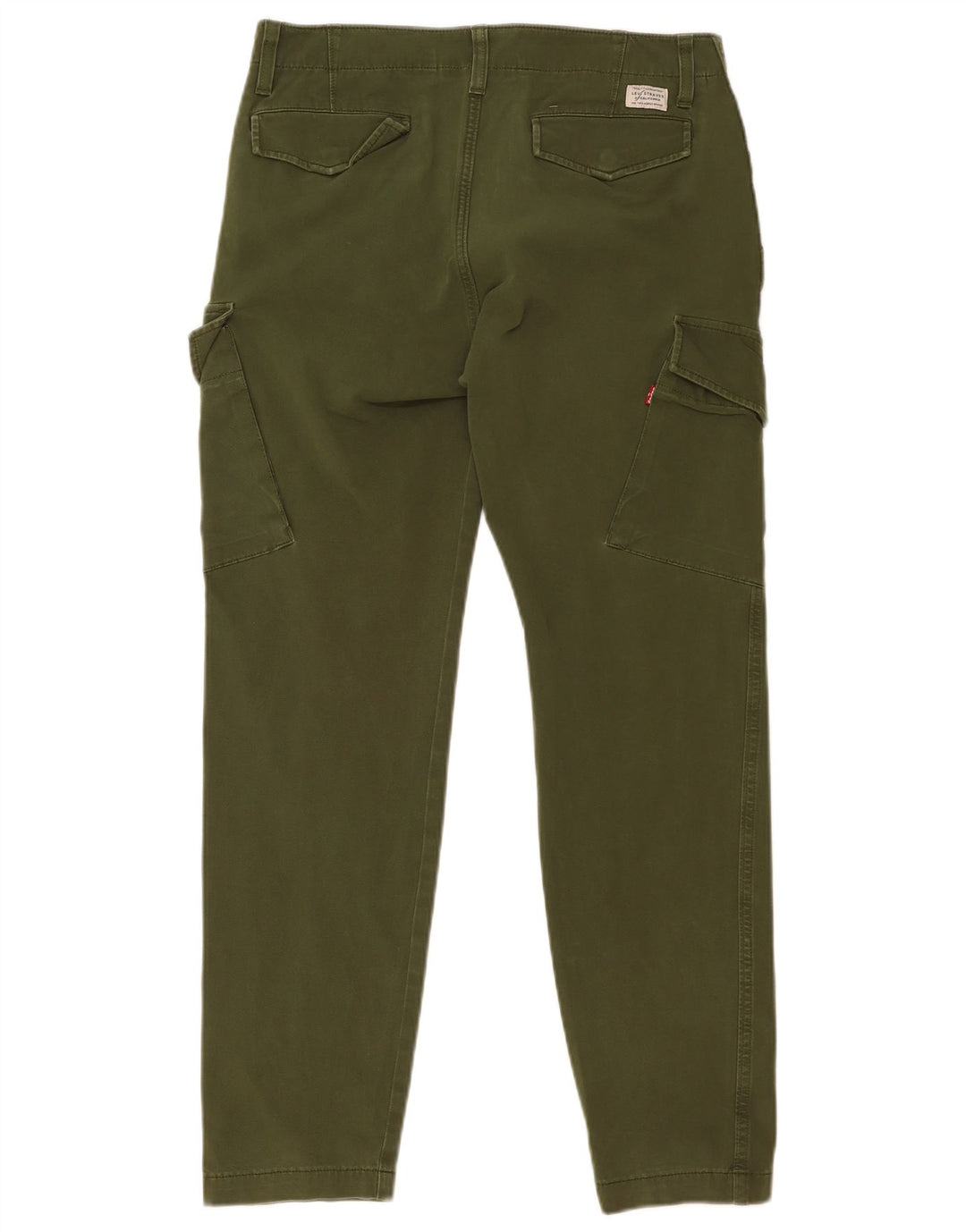 Pantaloni cargo subțiri Levi's pentru bărbați W31 L30 bumbac verde