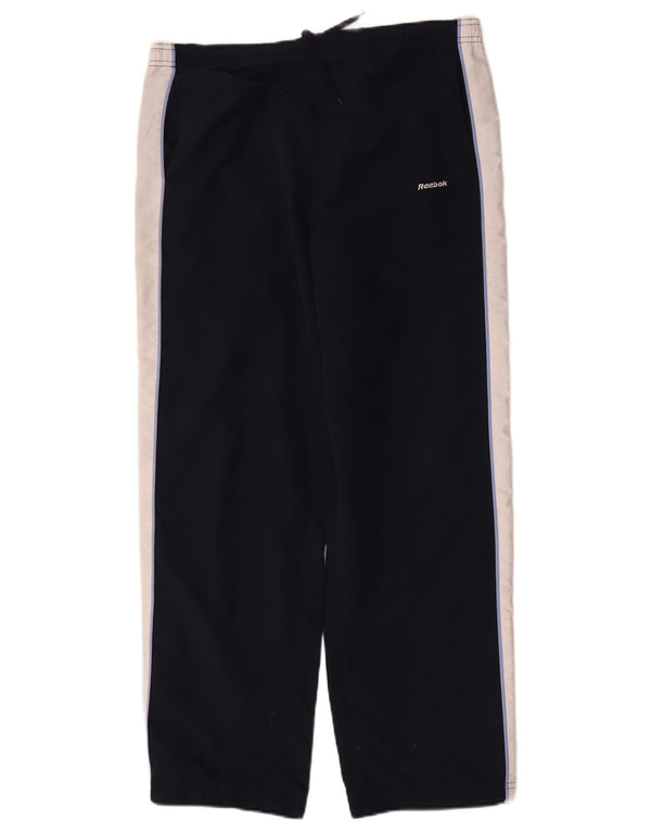 Pantaloni de trening Reebok pentru femei UK 14, mari, bleumarin, color block
