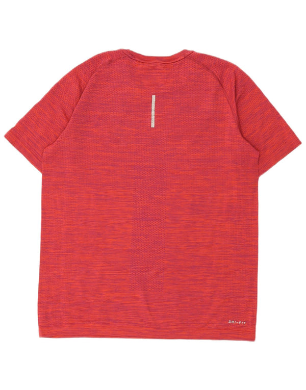 Tricou Nike Dri Fit pentru bărbați Top mare din nailon roșu