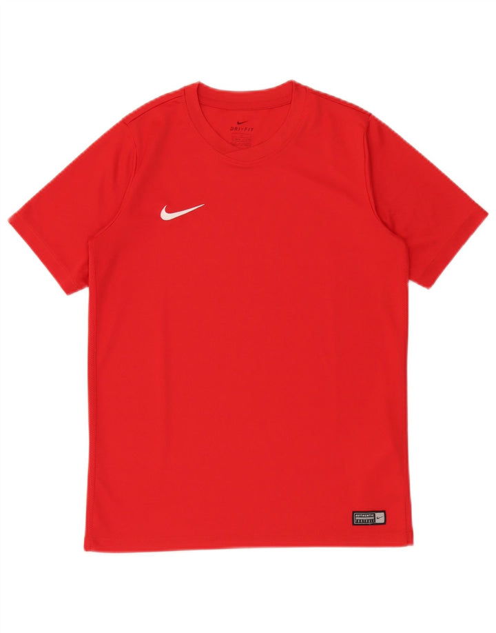 Tricou Nike Dri Fit pentru băieți Top 12-13 ani Poliester roșu mare