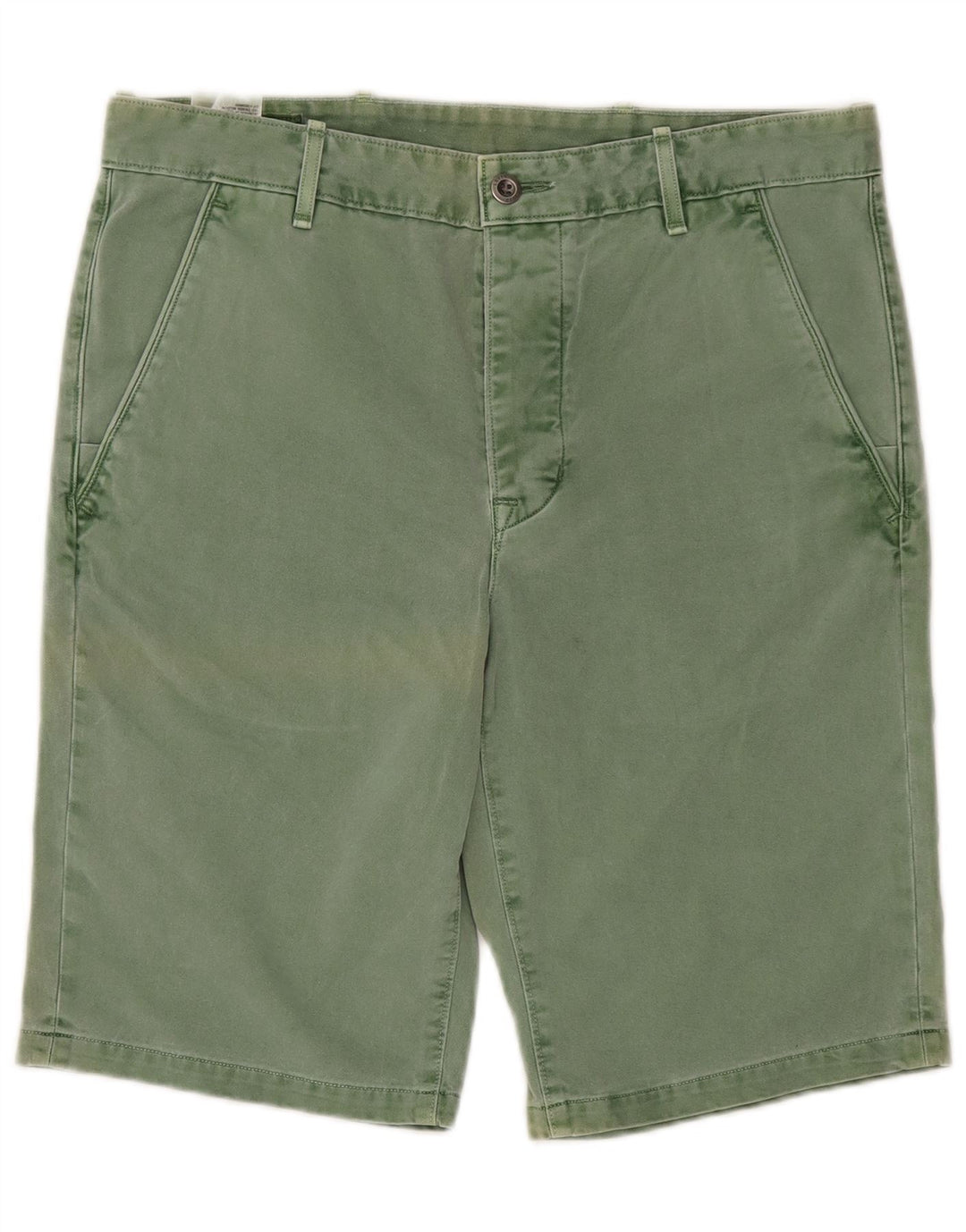 Pantaloni scurți chino pentru bărbați Levi's W32, bumbac verde mediu