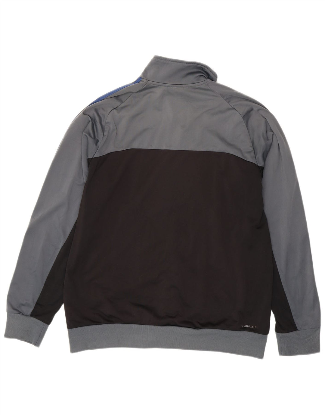 Jachetă de trening pentru bărbați Adidas UK 44/46, mare, gri, poliester color bloc