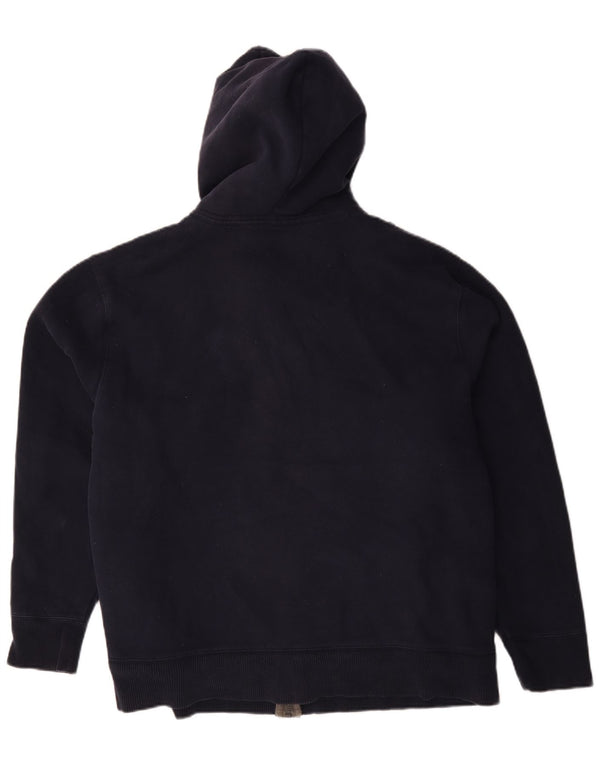 Jachetă de vânt pentru bărbați Gap, cu glugă, UK 40 XL, bumbac, albastru bleumarin