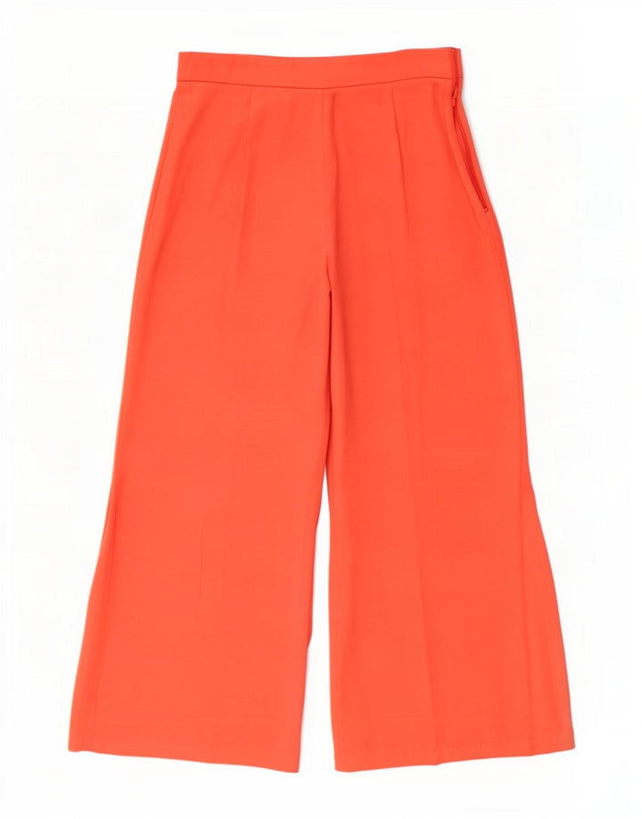 Pantaloni Capri pentru femei cu picioare largi Zara Mediu L28 L22 Poliester portocaliu