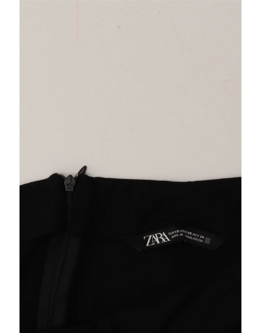 Fusta Midi Femei Zara XS W24 Negru