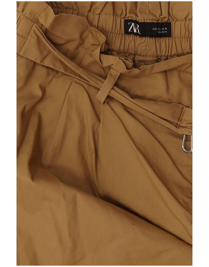 Pantaloni scurți casual pegged Zara pentru femei, medii W28 maro