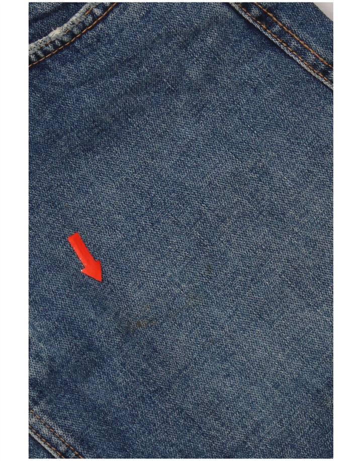 Fusta Mini Denim Zara Femei Mic W26 Albastru