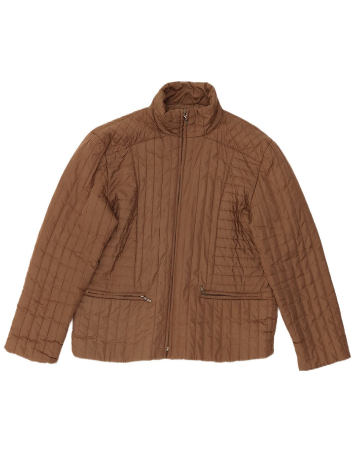 Jachetă căptușită pentru femei PACO UK 14 Poliester maro mediu