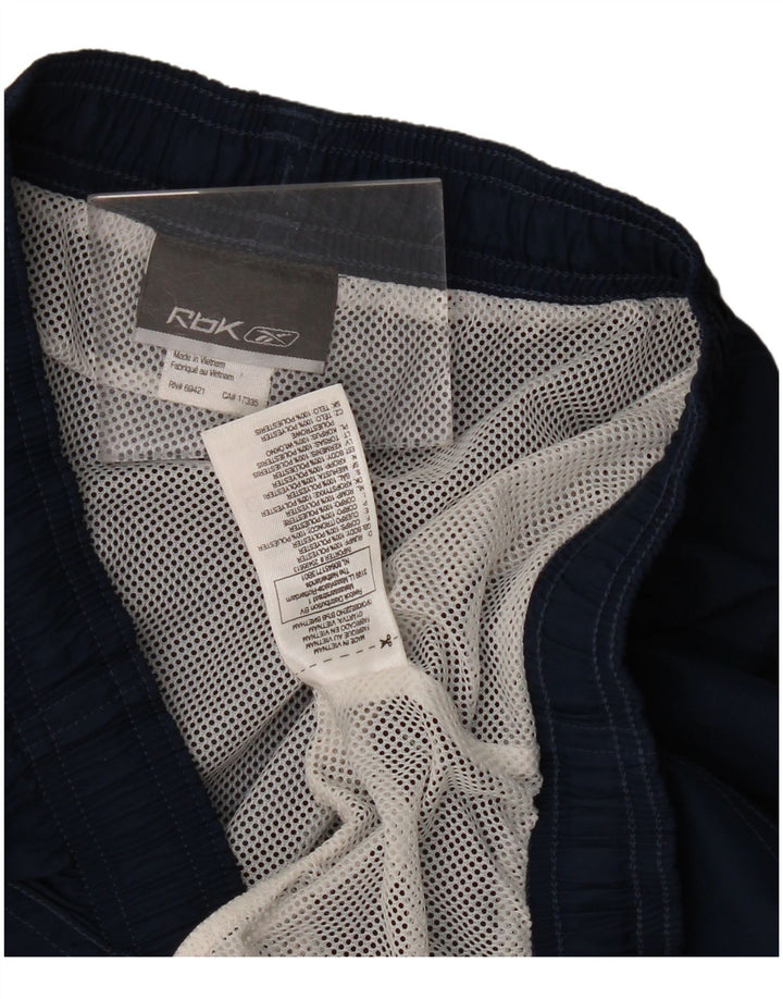 Pantaloni scurți sport pentru bărbați Reebok, poliester, albastru, mediu