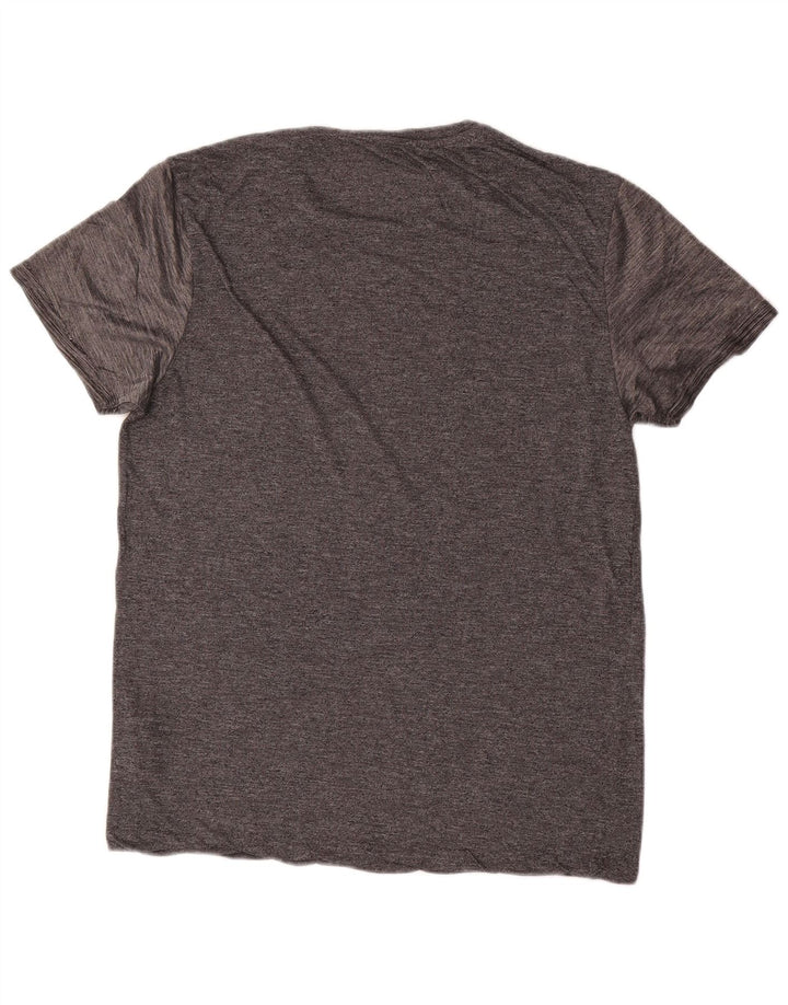 ALL SAINTS Tricou pentru bărbați Top mare, gri, viscoză