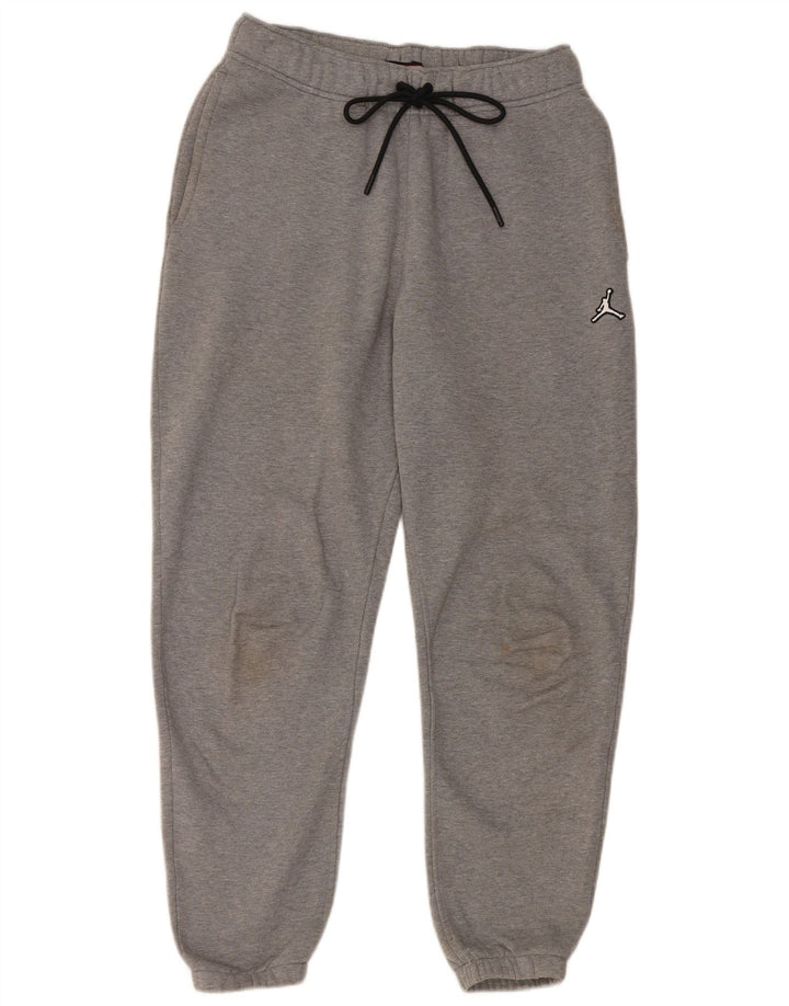 Pantaloni de trening Jordan pentru bărbați Joggeri mici, gri bumbac