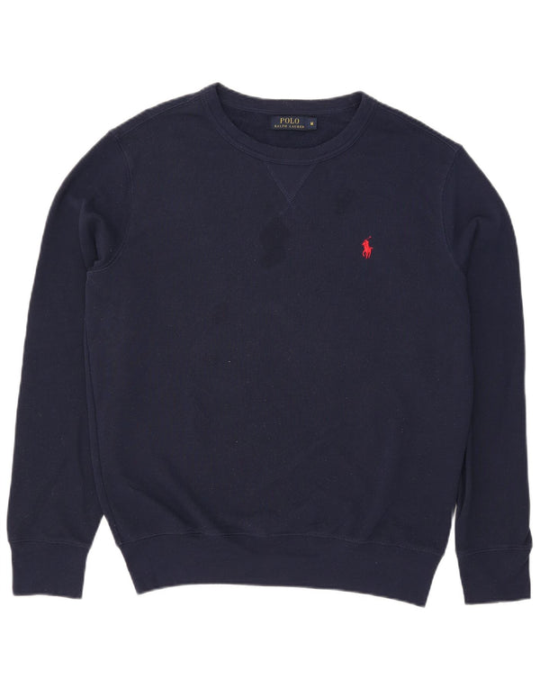 Hanorac Polo Ralph Lauren pentru bărbați Pulover mediu din bumbac bleumarin