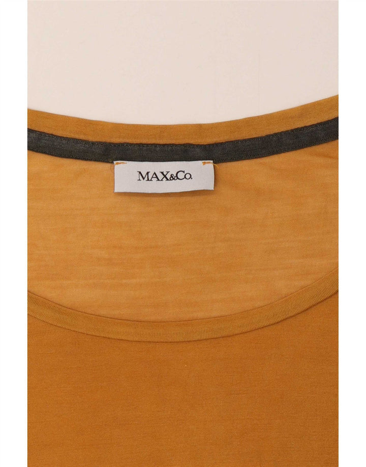 Max & Co. Tricou pentru femei Top UK 16 Large Maro