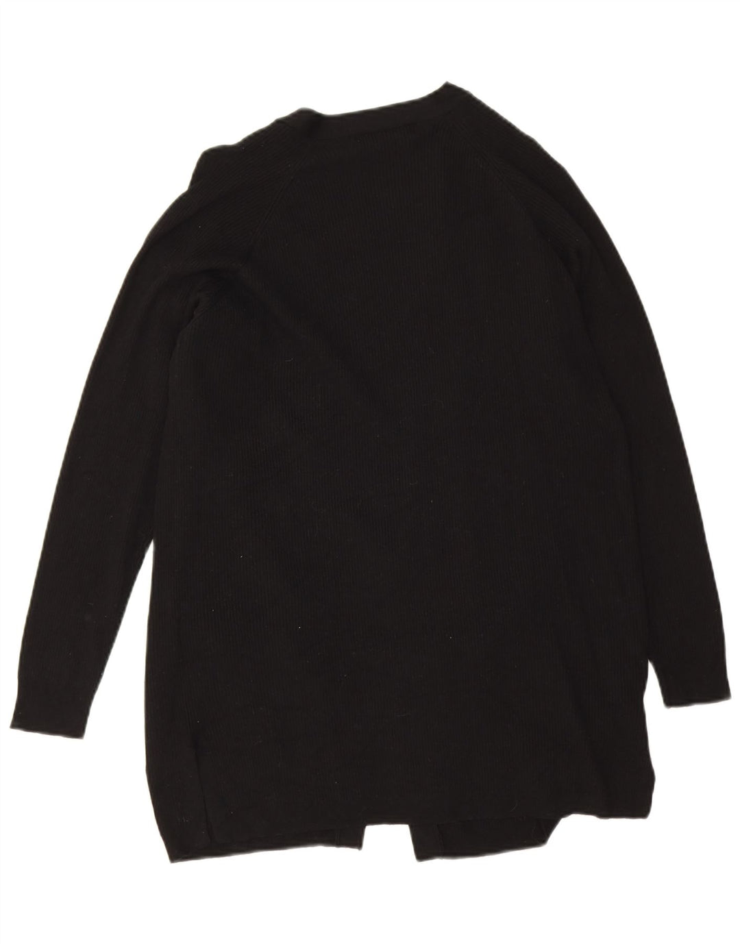Pulover cardigan deschis pentru femei Marks & Spencer UK 14 Medium Black Viscose