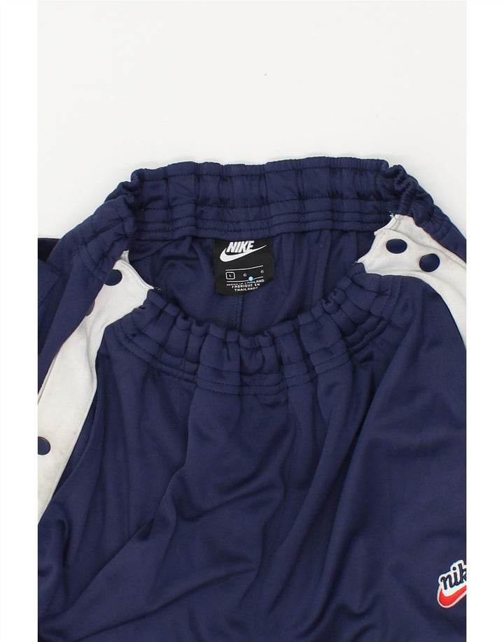 Pantaloni de trening pentru bărbați NIKE Pantaloni de jogging mari, bleumarin, poliester color bloc