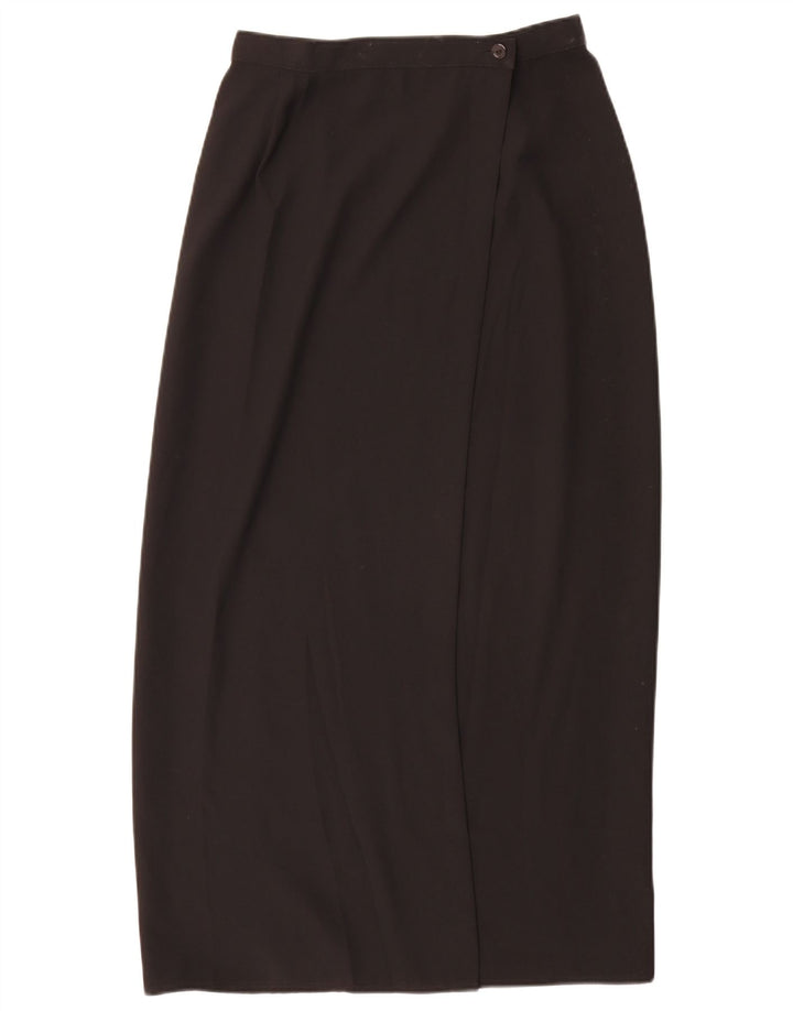 Fusta Wrap pentru femei Marks & Spencer UK 12 Medium W28 Poliester negru