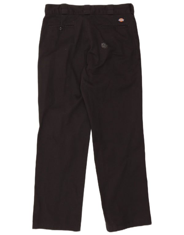 Pantaloni chino drepți pentru bărbați Dickies 874 Original Fit L34 L32 negru