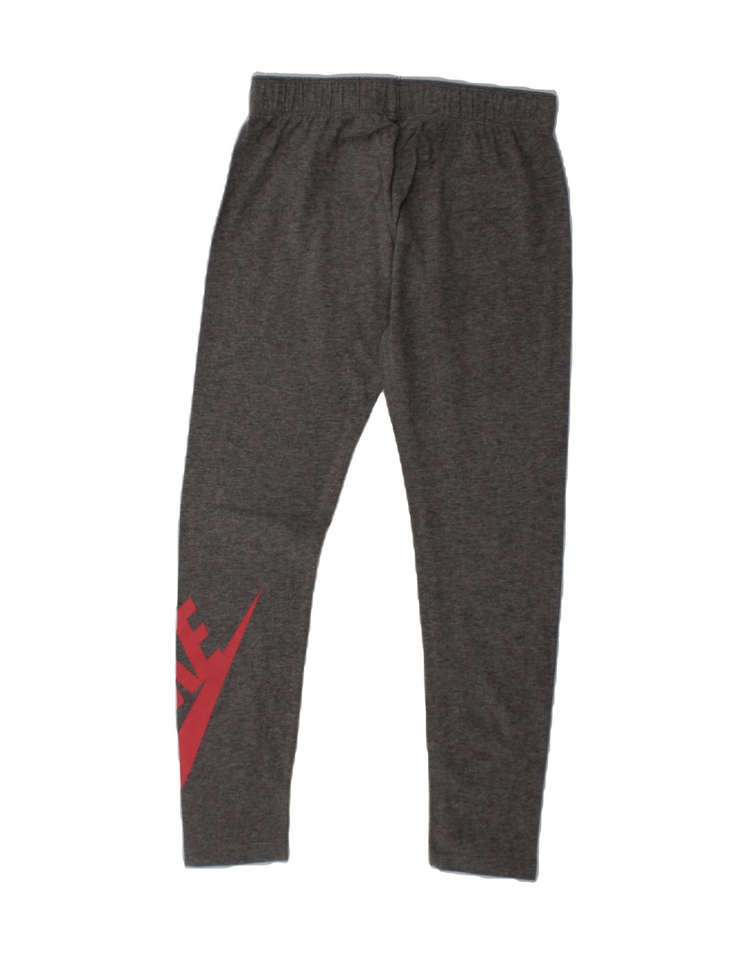 NIKE Girls Graphic Tracksuit Trousers 8-9 Years Small Grey Vintage Nike and Second-Hand Nike from Messina Hembry 