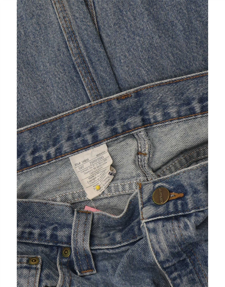 Blugi drepti pentru bărbați Carhartt W40 L30 Bumbac albastru