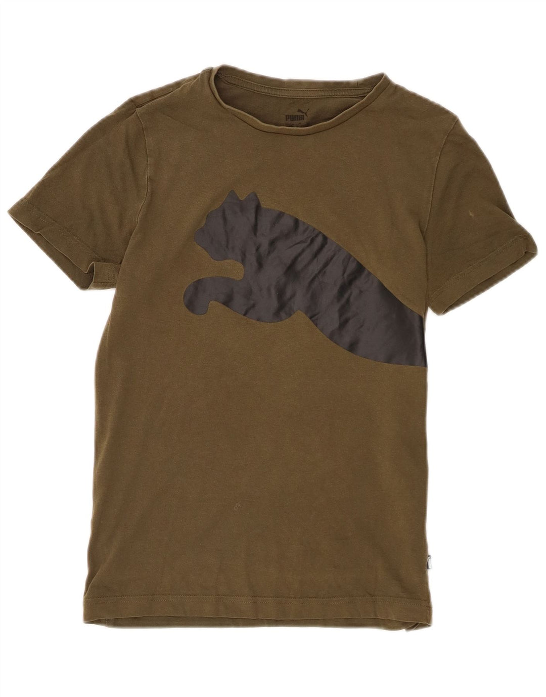 Tricou grafic Puma pentru băieți Top 13-14 ani kaki