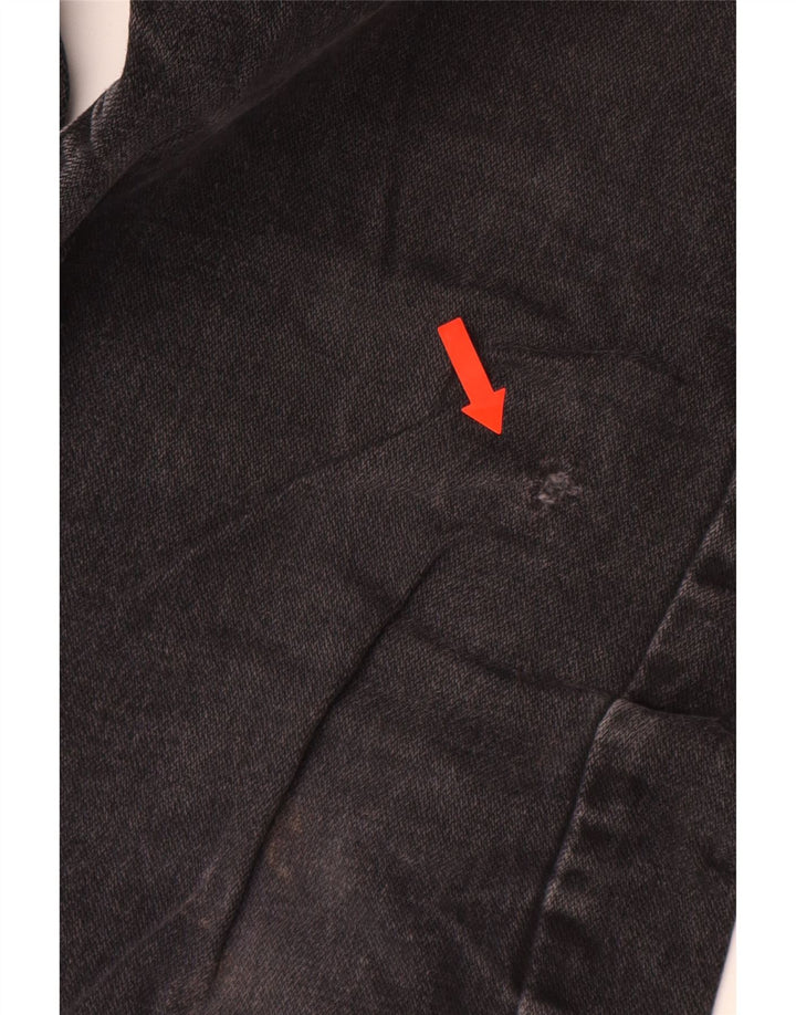 GAS Blugi Dakota drepte pentru bărbați W34 L32 bumbac negru