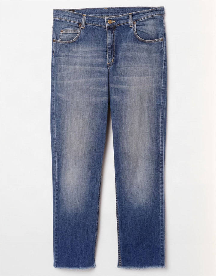 Blugi drepti Brooklyn pentru femei Lee W36 L30 bumbac albastru